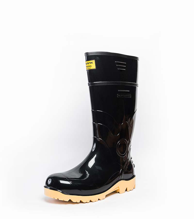 BOTA PVC BICOLOR PUNTA ACERO #37 GUERRERA SEGURIDAD 150337 ROBUSTA