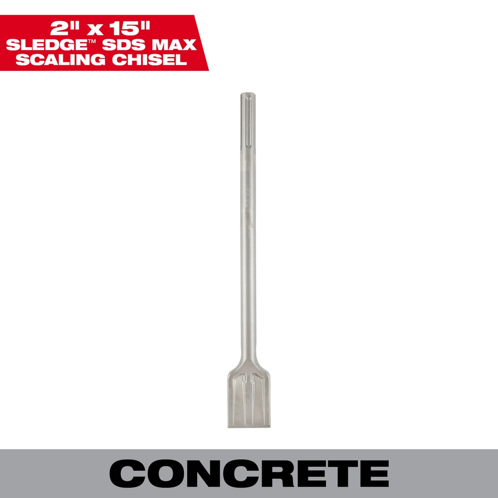 CINCEL PLANO SDS MAX 2"X15" 48-62-4084 MILWAUKEE