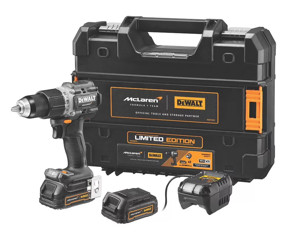 TALADRO PERCUTOR 1/2" 20V 2.0 Ah MCLAREN F1 DCD85ME2GT DEWALT