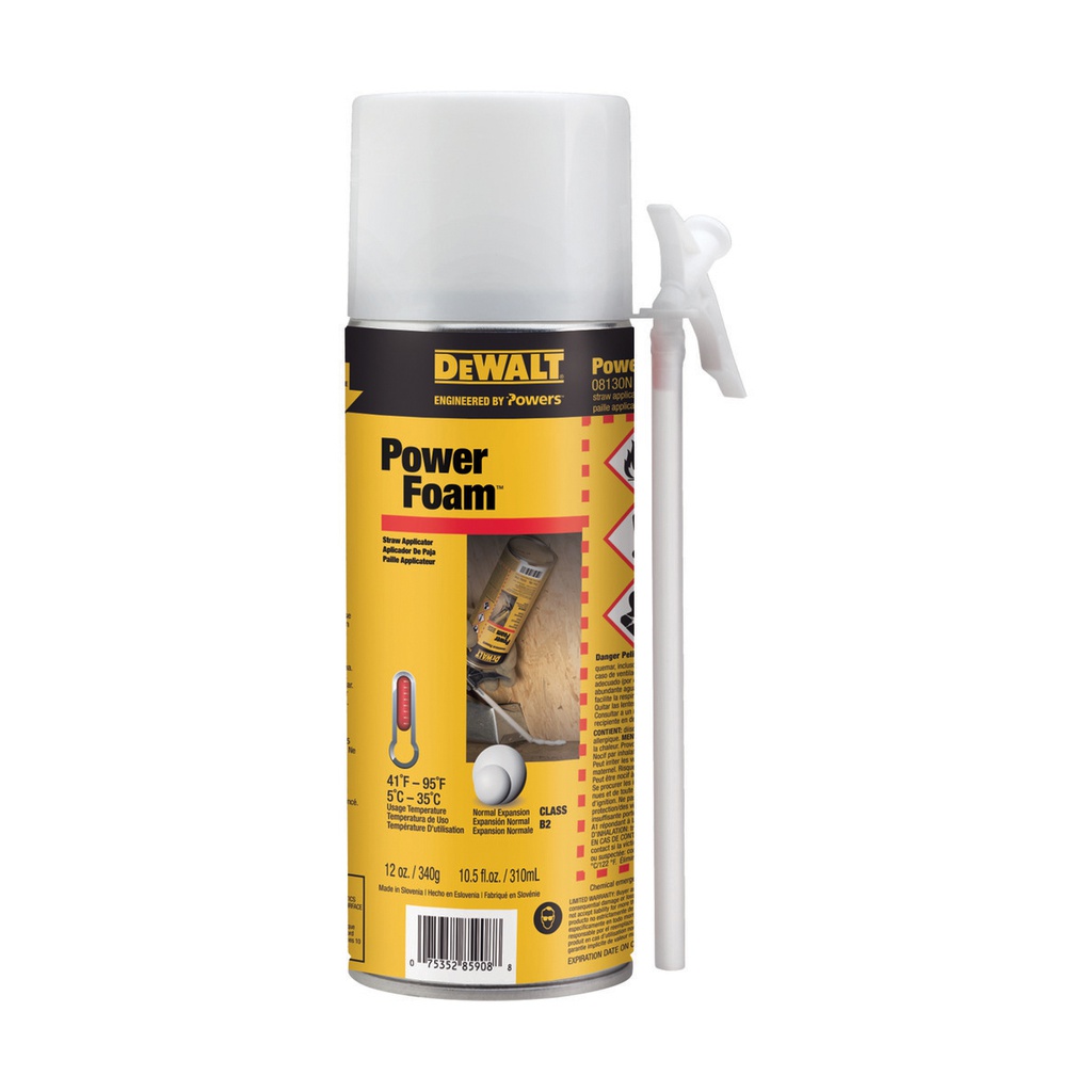 ESPUMA POLIURETANO EXPANSIVA 310ML 08130N DEWALT