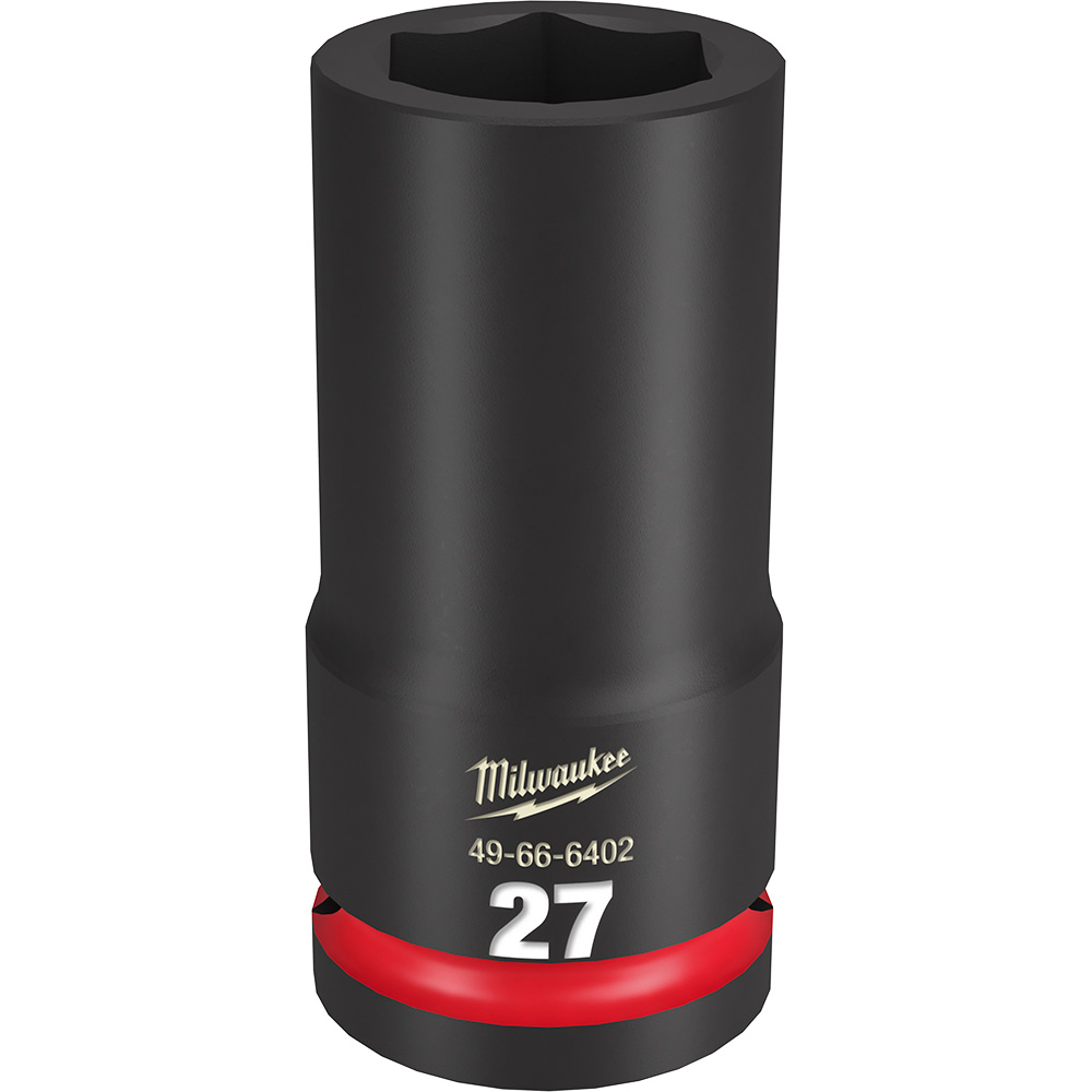 CUBO IMPACTO LARGO 3/4" 6 PUNTAS 27MM 49-66-6402 MILWAUKEE