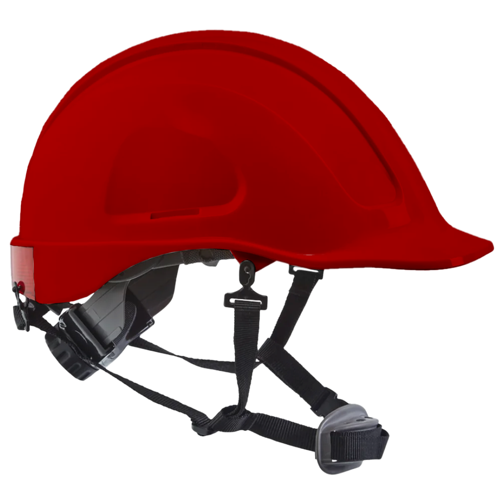CASCO ROJO DIELÉCTRICO TIPO II CLASE E ALTURAS AZ89.1 PHLA420N-R T-SAFETY