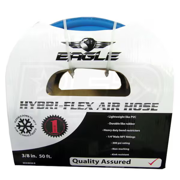 MANGUERA REFORZADA 3/8"X50 PIES (15 MTS) EA3/8X50-B EAGLE
