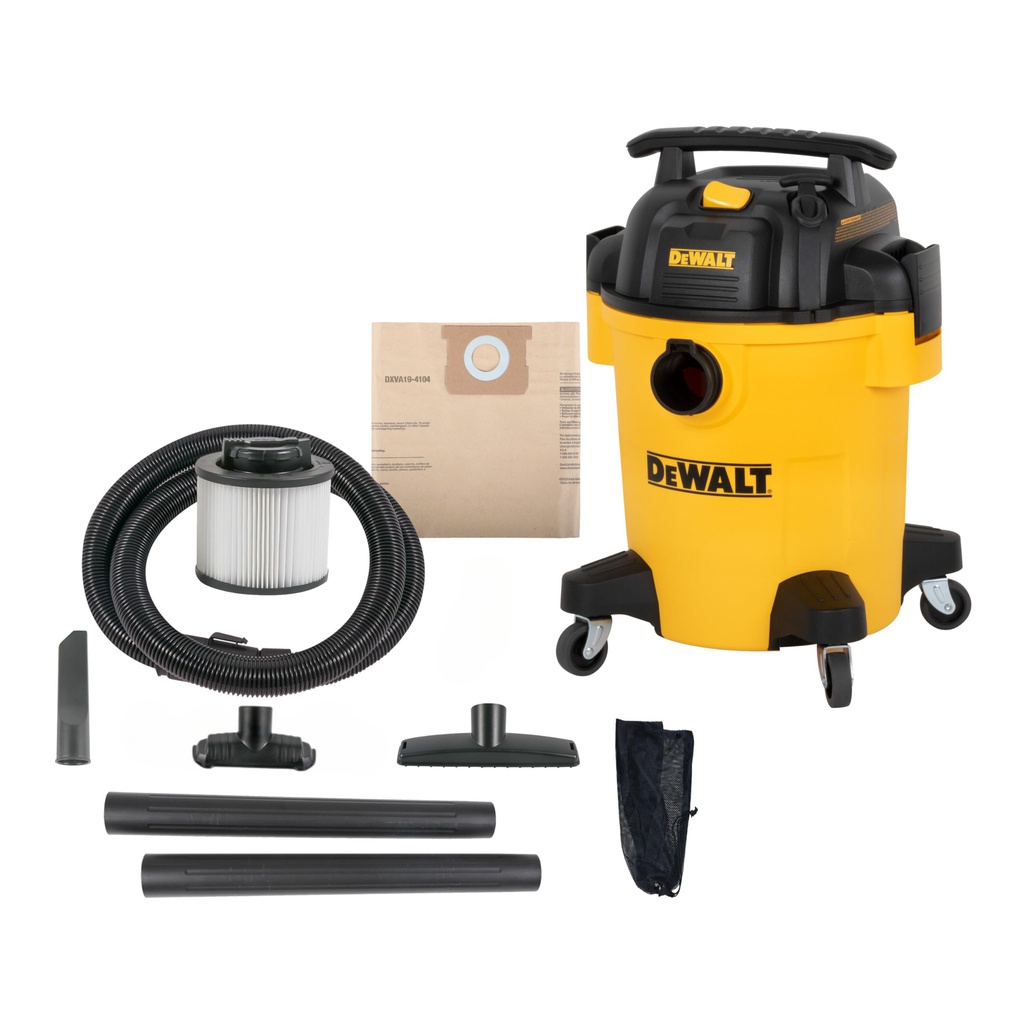 ASPIRADORA SECO/HUMEDO 6 GALONES 4HP DXV06PL DEWALT