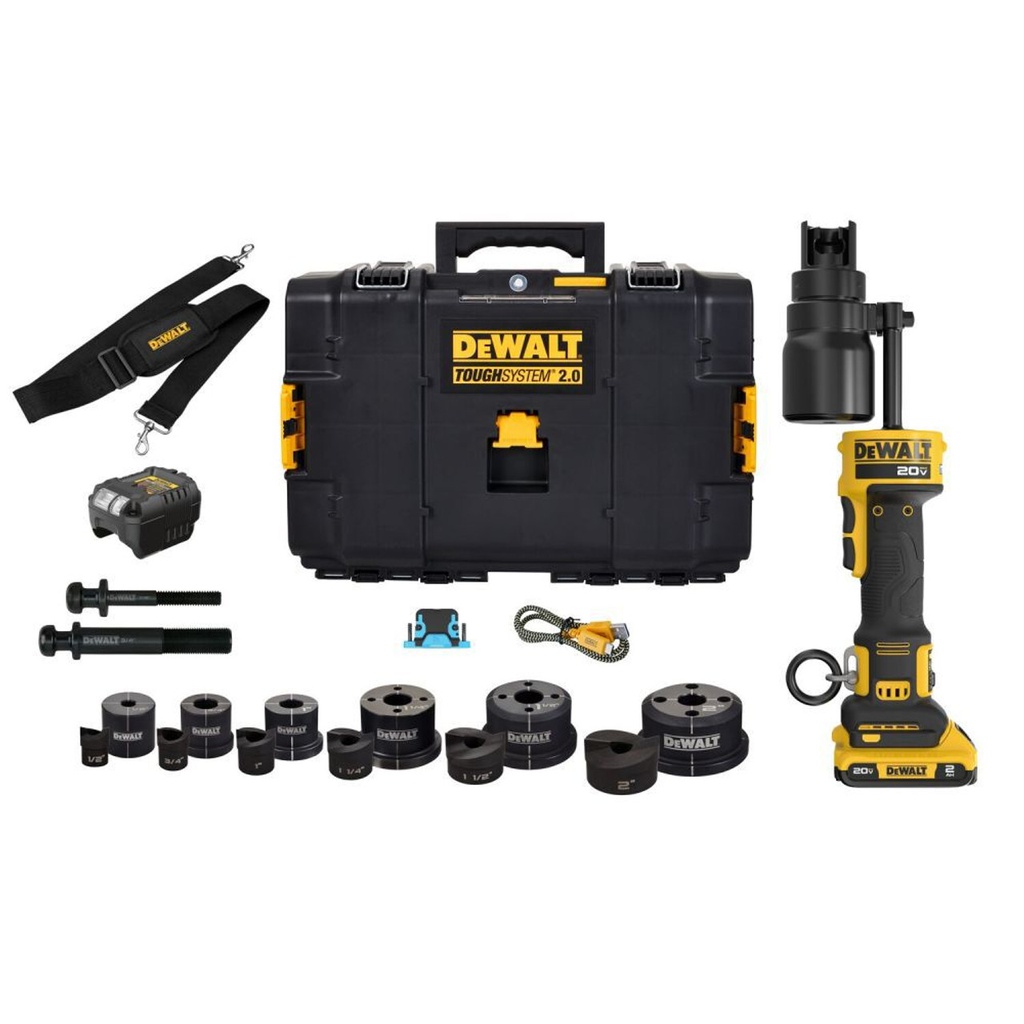 JUEGO PERFORADORES A BATERIA 20V 1/2"-2" 11 TON DCE600D1K2 DEWALT