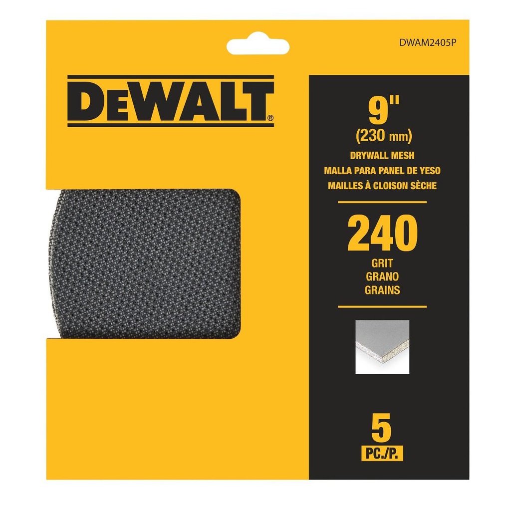 DISCO LIJA MALLA GRANO 240 5UD PARA DCE800P2 DWAM2405P DEWALT
