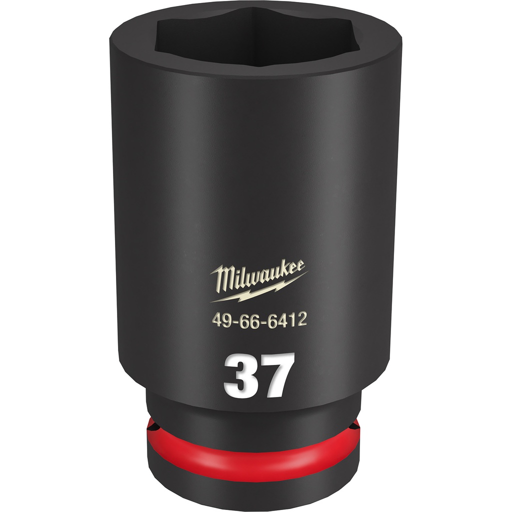 CUBO IMPACTO LARGO 3/4" 6 PUNTAS 37 MM 49-66-6412 MILWAUKEE