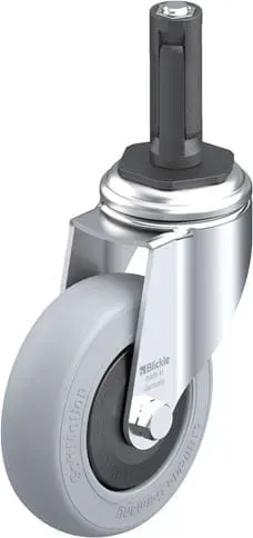 RUEDA GIRATORIA POLIAMIDA+GOMA BLANDA  LKRA-POES 102KF-11-SG-ER12 952354 BLICKLE