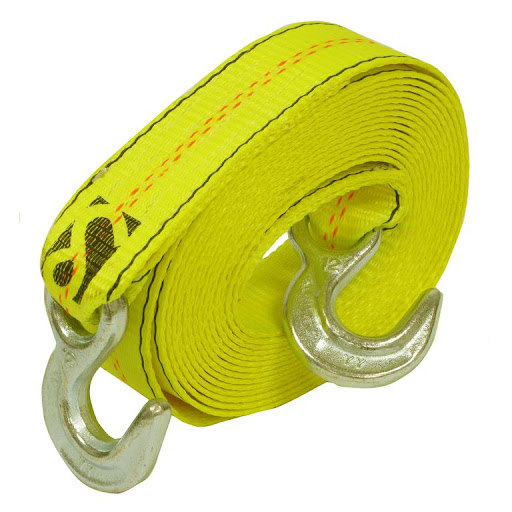ESLINGA DE ARRASTRE CON 2 GANCHOS 1 PZA 2"X20FT (6.1M) 10,000 LBS MAX 82494 CARGOLOC