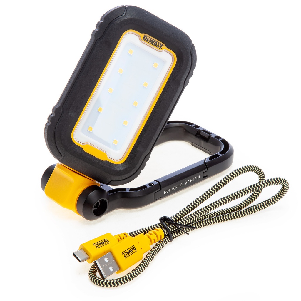 LAMPARA LED RECARGABLE USB CON 1000 LUMENES DCL182 DEWALT
