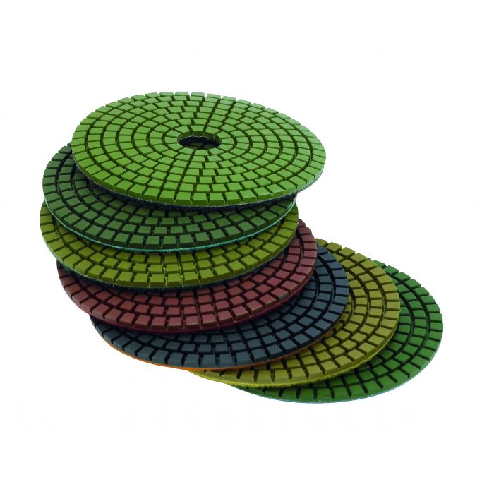 DISCO PULIR MARMOL Y GRANITO SECO GR100 4" DPD1004 LACKMOND