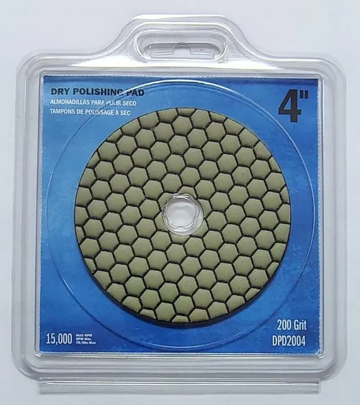 DISCO PULIR MARMOL Y GRANITO SECO GR200 4" DPD2004 LACKMOND