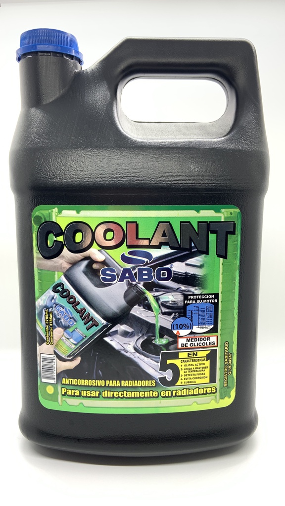 COOLANT ANTICORROSIVO 10% GLICOL 1GALON 54-0701 SABO