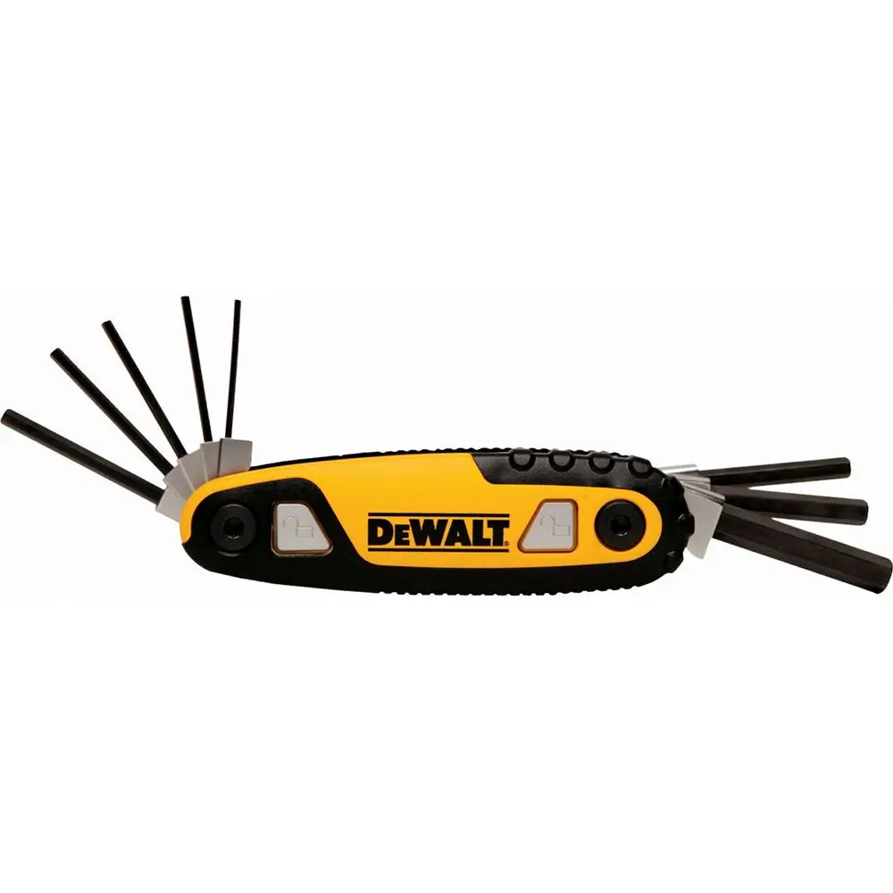JUEGO 8 LLAVES ALLEN PLEGABLE 3/32"-1/4"  DWHT70262M DEWALT