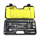 JUEGO CUBOS 1/2" 12 PUNTAS MM 29 PIEZAS 10 A 32 MM 86-504 STANLEY