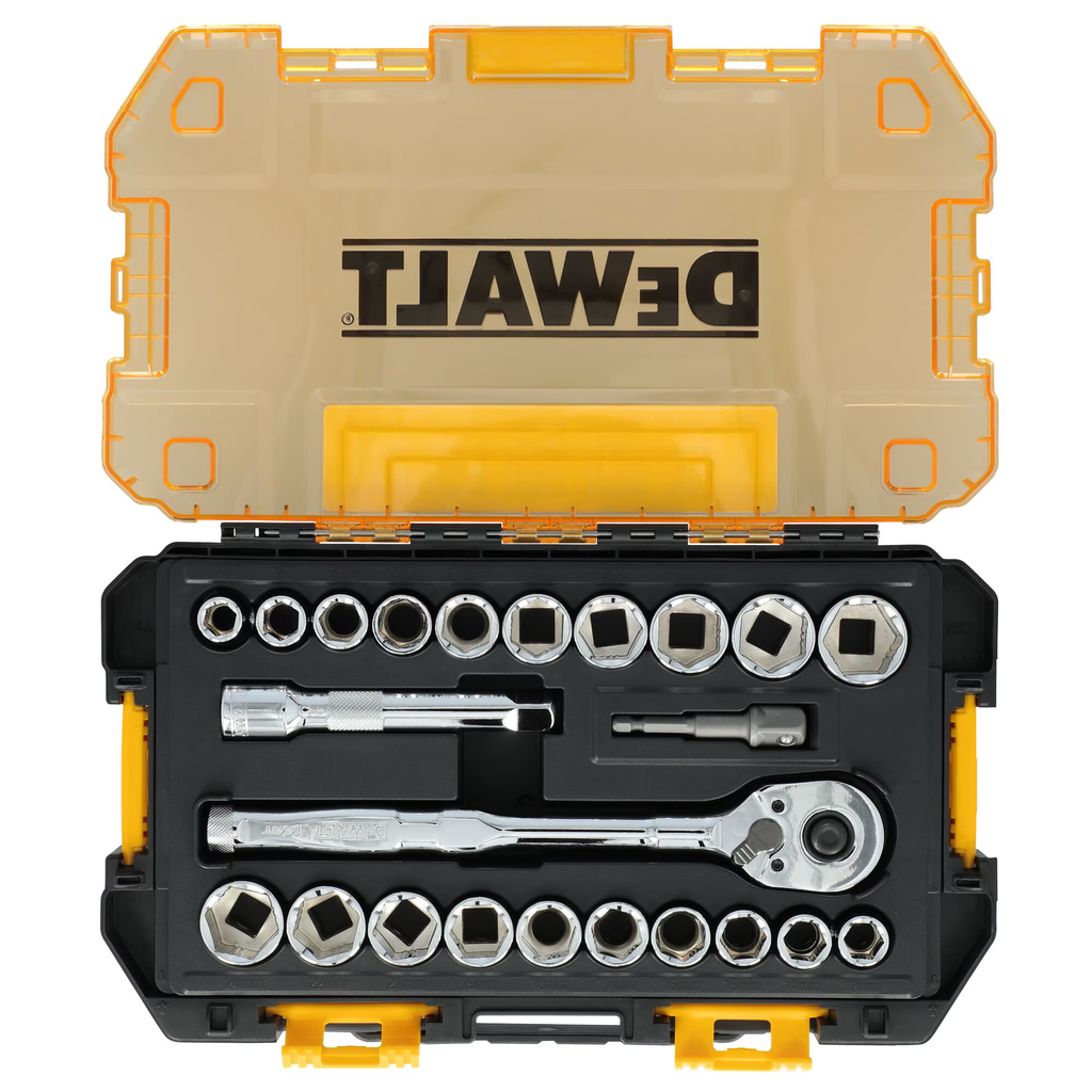 JUEGO CUBOS 1/4" SAE MM 20 PIEZAS  TOUGHSERIES™ DWMT45413 DEWALT 