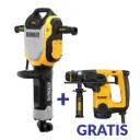 DEMOLEDOR 1-1/8" HEXAGONAL 18 KG CON CARRETILLA 14 A D25966K+D25333K DEWALT