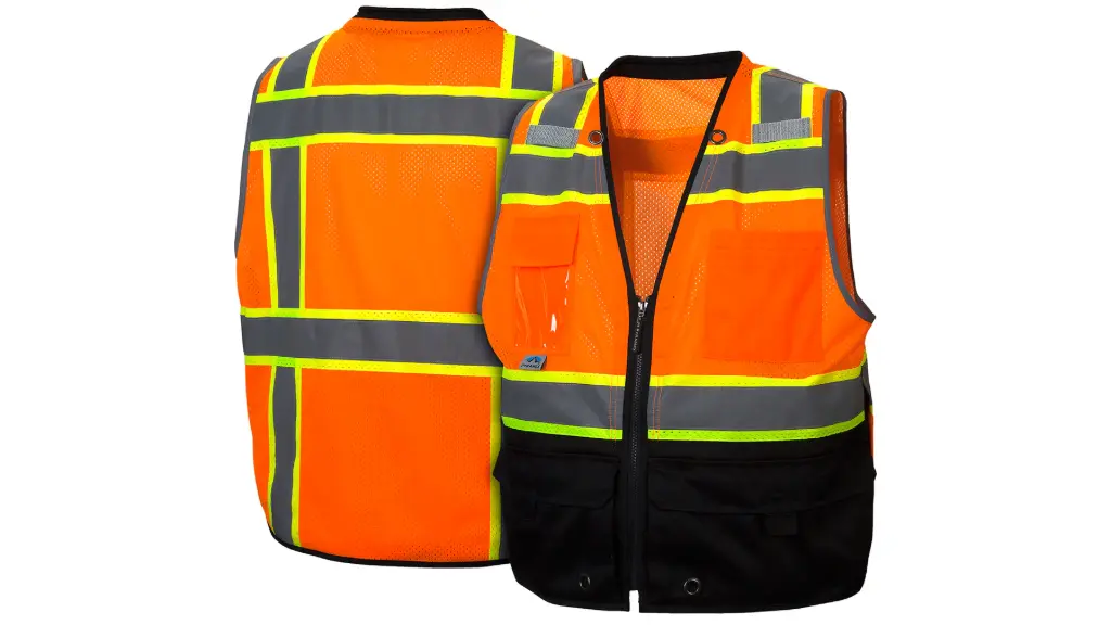 CHALECO NARANJA ALTA VISIBILIDAD INGENIERO CLASE 2 TALLA L RVZ4420BL PYRAMEX