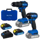 KIT TALADRO 1/2"+ATORNILLADOR IMPACTO 1/4" 21V HEELXTAT21KIT ELITE