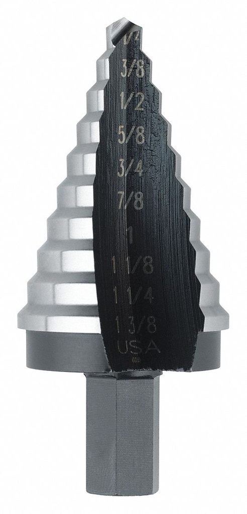 BROCA ESCALONADA 1/4"-1-3/8" #5 SB1/4-1-3/8 58297240 SOUTHWIRE
