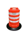 TAMBOR PARA TRAFICO VEHICULAR CON 2 REFLEJANTES Y BASE TFD-3 T-SAFETY