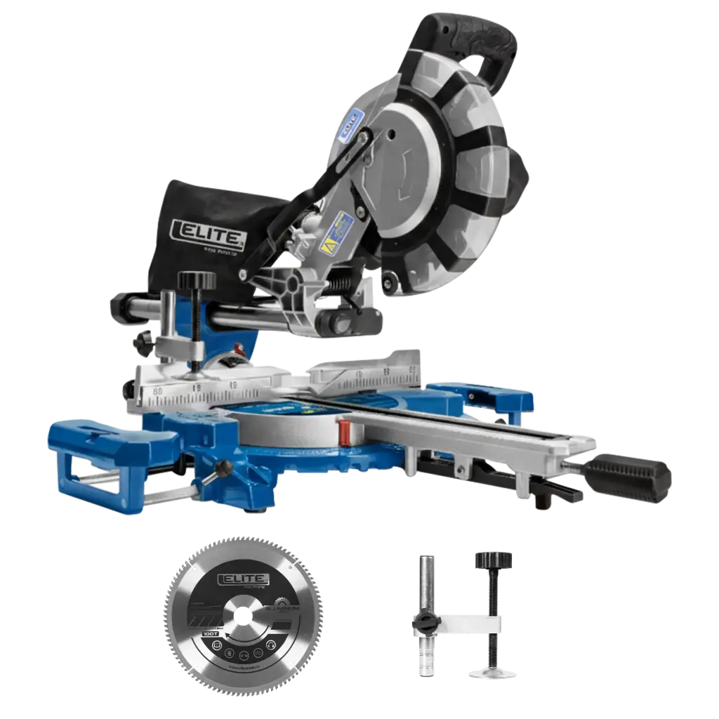 SIERRA INGLETEADORA TELESCOPICA 10" 15A BISEL SIMPLE HEELMS1050S ELITE