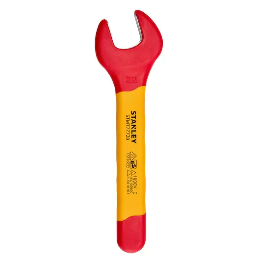 LLAVE ABIERTA FIJA AISLADA 22 MM STMT77728-LA STANLEY