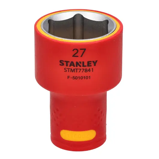 CUBO ESPIGA 1/2" 6 PUNTAS AISLADO 27 MM STMT77841-LA STANLEY 
