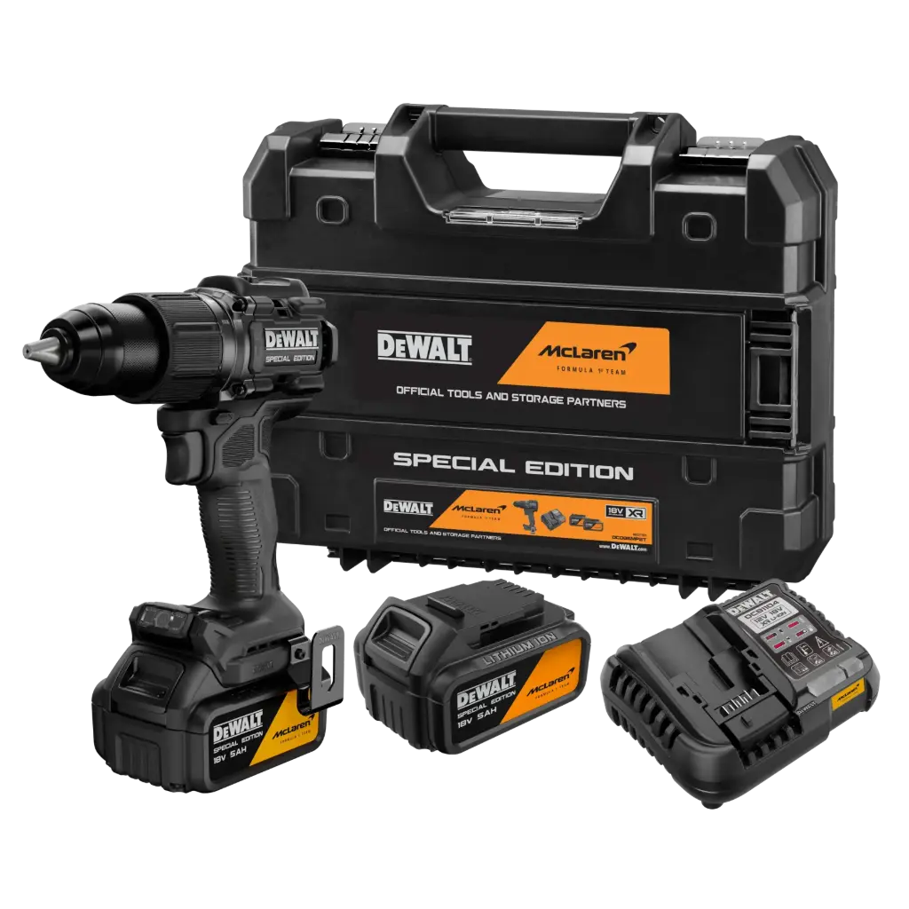 TALADRO PERCUTOR 1/2" 20V 2.0 Ah MCLAREN F1 DCD86MP2T DEWALT