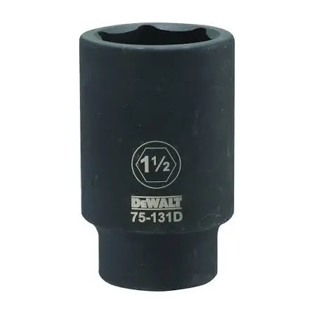 CUBO IMPACTO 3/4" LARGO 6 PUNTAS 1-1/2" DWMT75131OSP DEWALT
