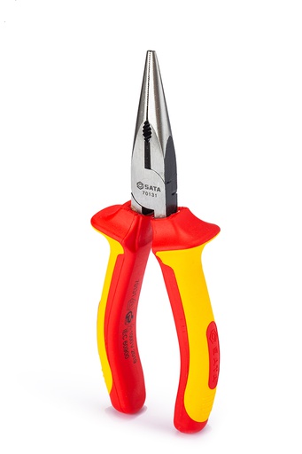 [ST70132ST] ALICATE PUNTA LARGA AISLADO 8" ST70132ST SATA