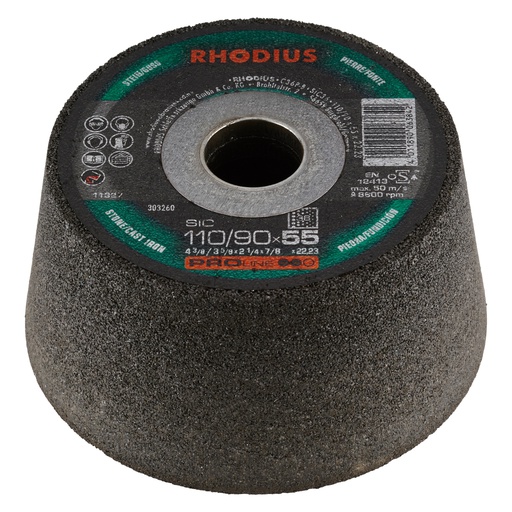 [303260] COPA DESBASTE CONCRETO 110/90x55x22,23MM GR36 303260 PRO LINE RHODIUS