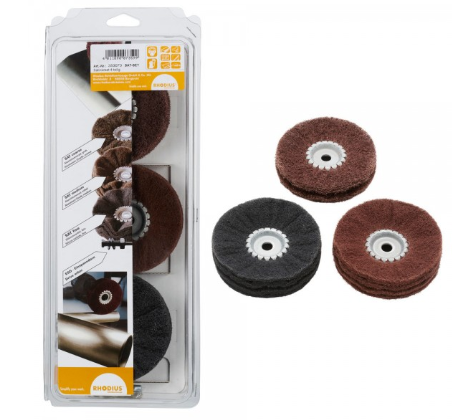 [353073] JUEGO DE PULIDO 4 PIEZAS 100X10,0MM 353073 RHODIUS