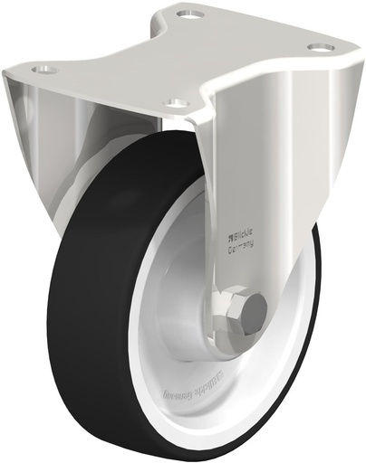 [86744] RUEDA FIJA INOXIDABLE POLIURETANO TERMOPLASTICO 150X45MM 400KG  BX-POTH 150XR 86744 BLICKLE