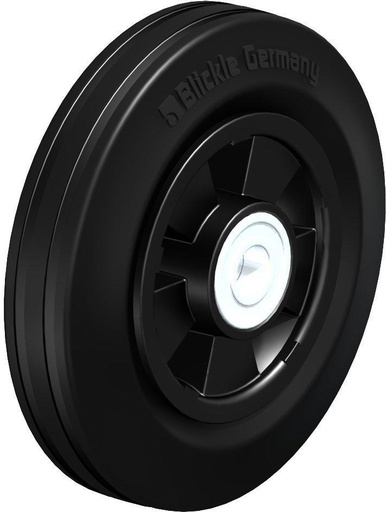[263012] RUEDA SOLA GOMA NEGRA 200X50MM 205KG VPP 200/20K 263012 BLICKLE