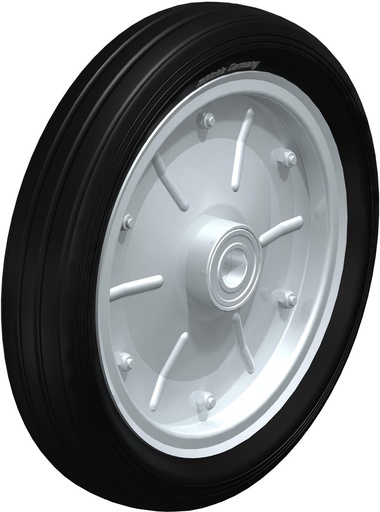 [262741] RUEDA SOLA HULE SOLIDA 400X80MM 475KG V 402/30-90K 262741 BLCKLE