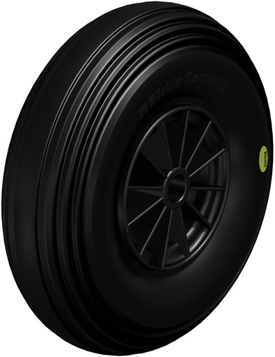 [577890] RUEDA SOLA GOMA ELASTICA 260X85MM 200KG VWPP 260/20G 577890 BLICKLE