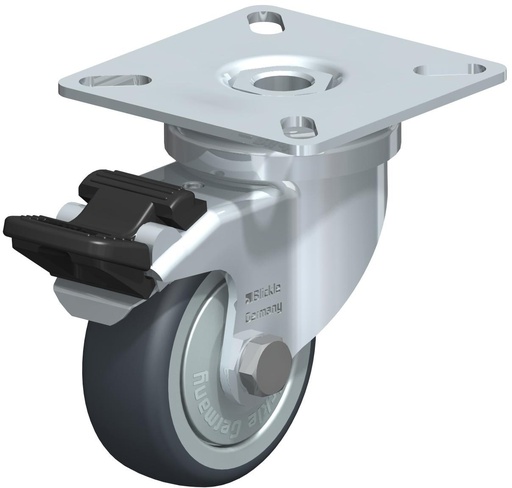 [574301] RUEDA GIRATORIA CON FRENO POLIURETANO  50 KG LPA-TPA 50KF-FI 574301 BLICKLE