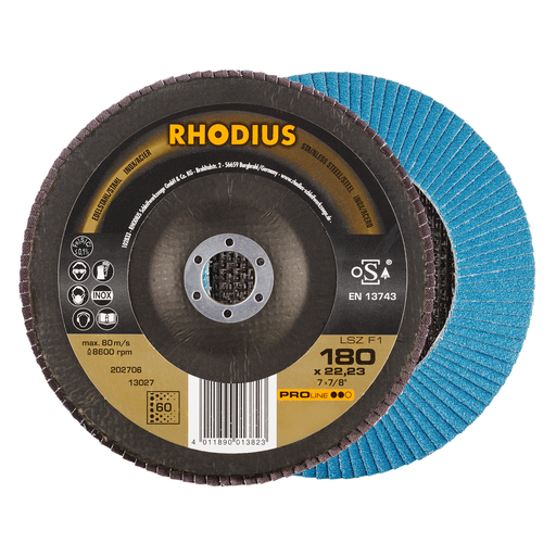 [202706] DISCO FLAP INOXIDABLE 7"X7/8" GR60 202706 PRO LINE RHODIUS