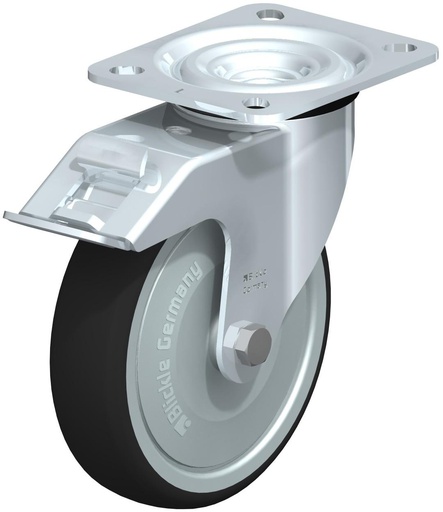 [759142] RUEDA GIRATORIA CON FRENO POLIAMIDA 125x32MM 200KGS L-PATH 125KF-FI 759142 BLICKLE