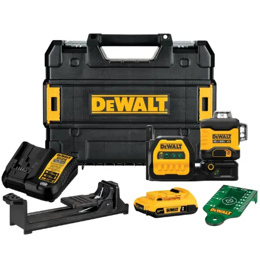 [DCLE34030G] NIVEL LASER VERTICAL- HORIZONTAL MULTI-LINEA 3X360 VERDE DCLE34030G DEWALT