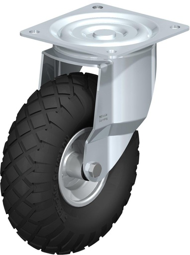 [23986] RUEDA GIRATORIA NEUMATICA INFLABLE 260x85MM 250KG L-P 267R 23986 BLICKLE