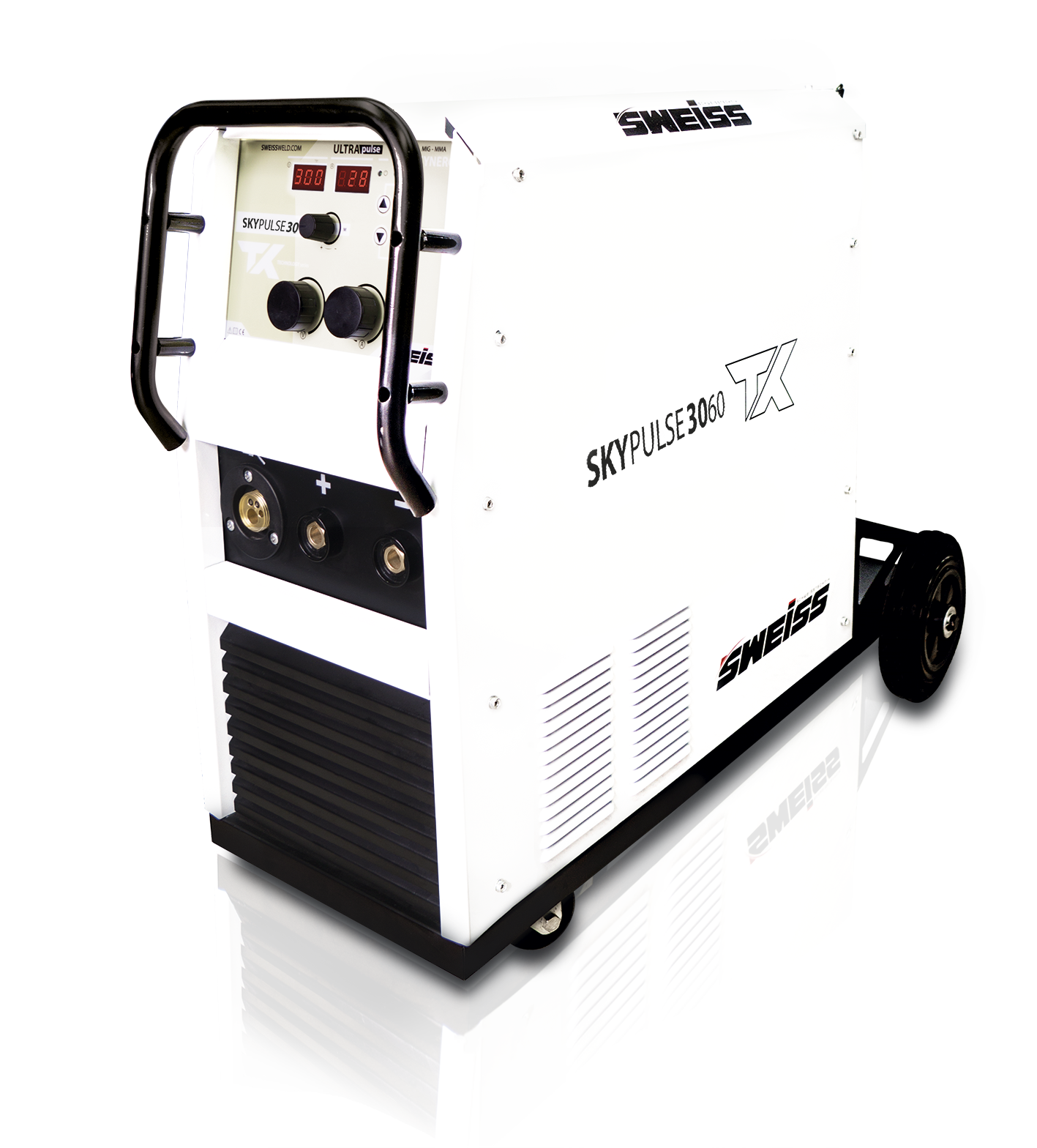 SOLDADORA COMPACTA MIG SKYPULSE 3060 TX 300A 220V 1FASE - 15Kg +