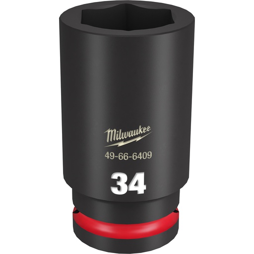[49-66-6409] CUBO IMPACTO LARGO 3/4" 6 PUNTAS 34 MM 49-66-6409 MILWAUKEE