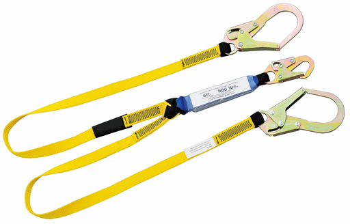 [300212] LINEA DE VIDA CON AMORTIGUADOR DOBLE BANDA 1.83 MTS 300212 T-SAFETY