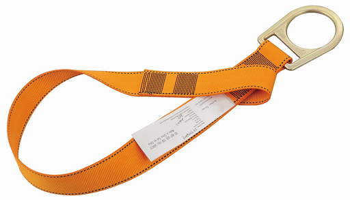 [JE910020H] CONECTOR DE ANCLAJE DE BANDA 3 PIES (90CM) CON ANILLO JE910020H T-SAFETY