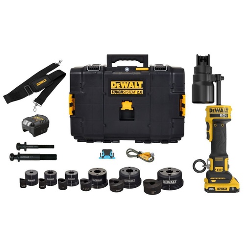 [DCE600D1K2] JUEGO PERFORADORES A BATERIA 20V 1/2"-2" 11 TON DCE600D1K2 DEWALT