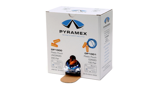 [DP1000] TAPÓN AUDITIVO 32DB CAJA CON 200 PARES DP1000 PYRAMEX