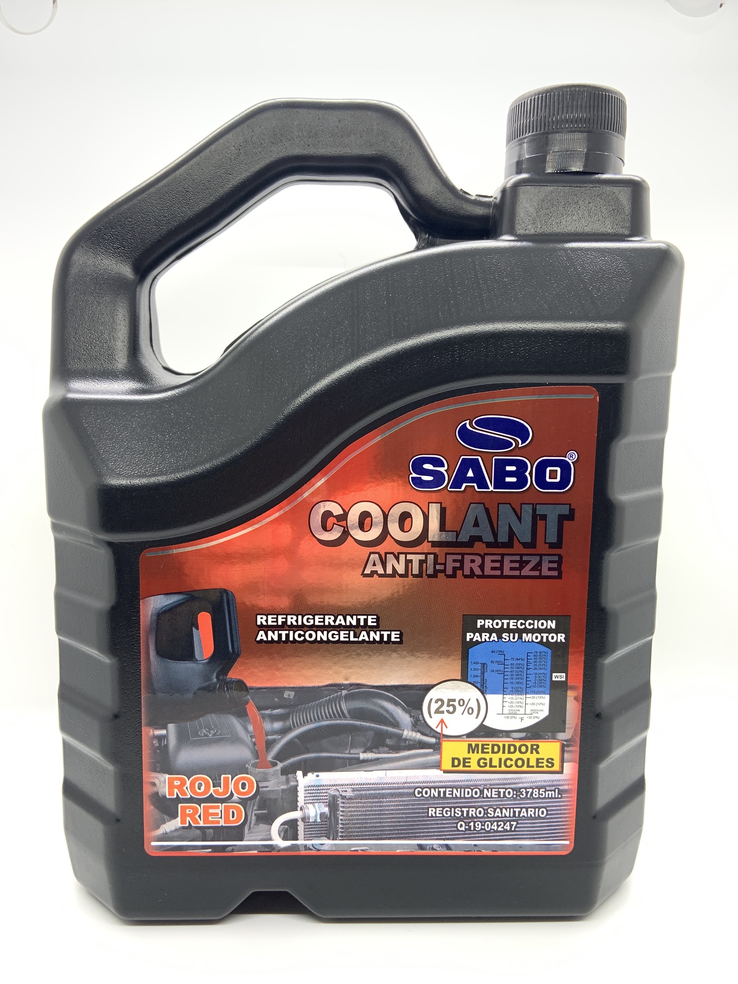 CRDB原液1g COOLANT ANTICALOR 25% GLICOL 1GALON 54-0722 SABO | Tecnofijaciones