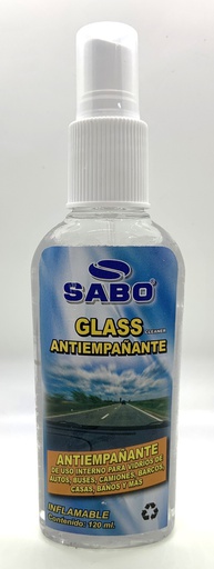 [56-0237] ANTIEMPAÑANTE PARA VIDRIOS 120 ML 56-0237 SABO